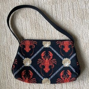 Lobster Print Purse NWOT